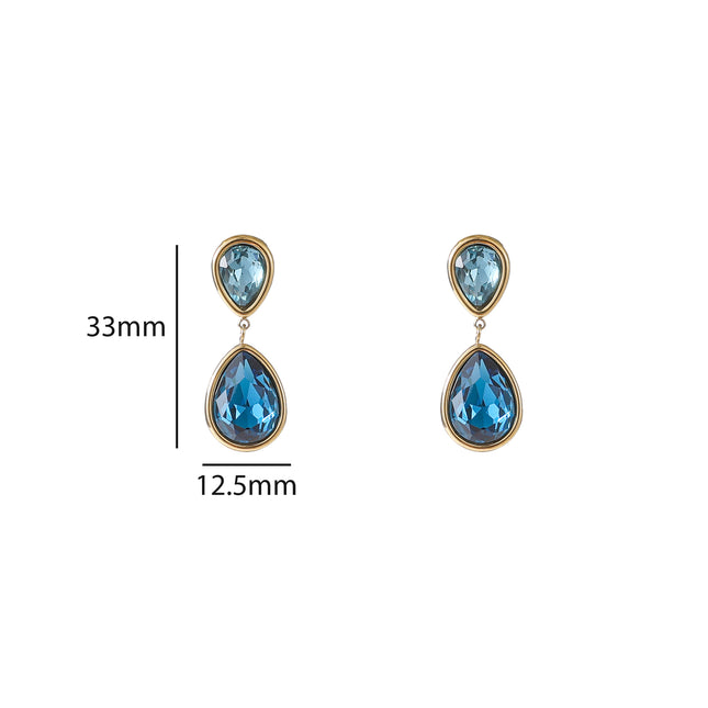 Day &amp; Eve by Go Dutch Label 3 Flowers Earrings
