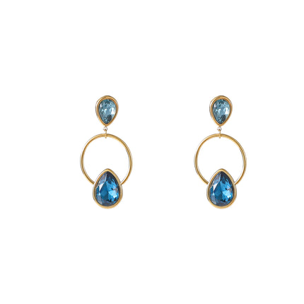 Day &amp; Eve by Go Dutch Label 3 Flowers Earrings