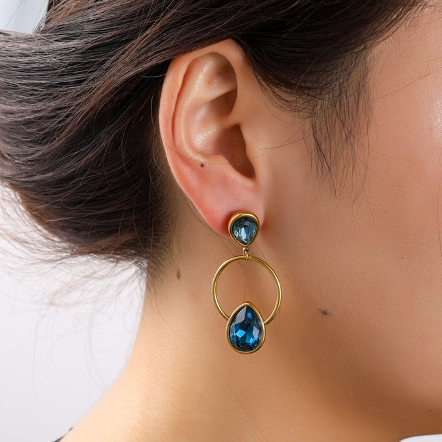 Day &amp; Eve by Go Dutch Label 3 Flowers Earrings