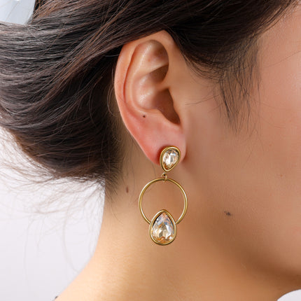 Day &amp; Eve by Go Dutch Label 3 Flowers Earrings