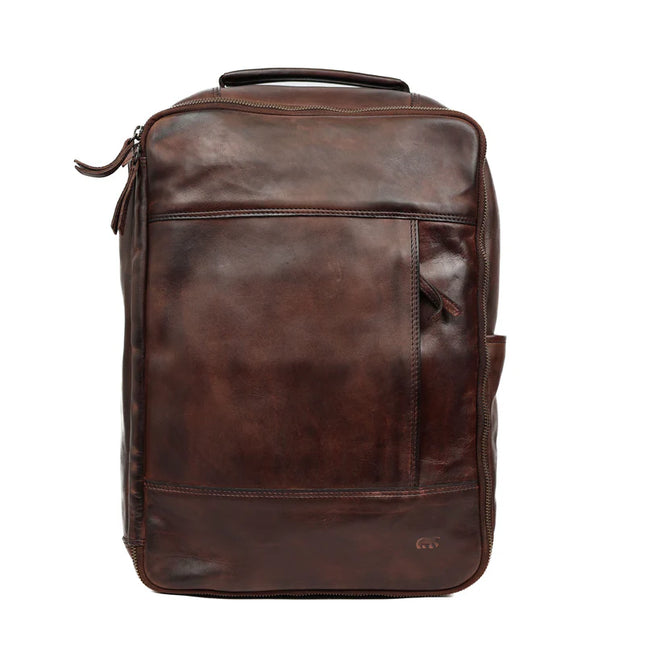 Bear Design Leather Backpack Men CL43738