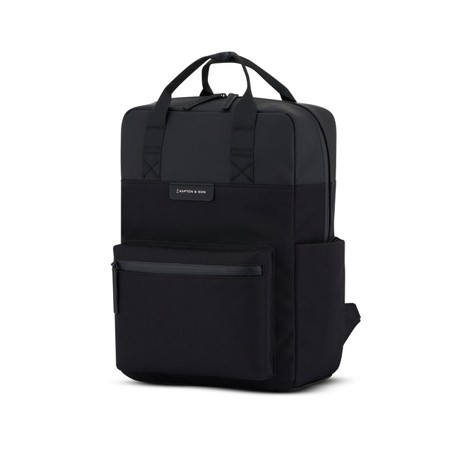 Kapten & Son Backpack Bergen Pro All Black 15 Inch