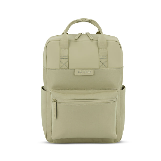 Kapten &amp; Son Backpack Bergen Pro Dusty Pistachio 15 Inch