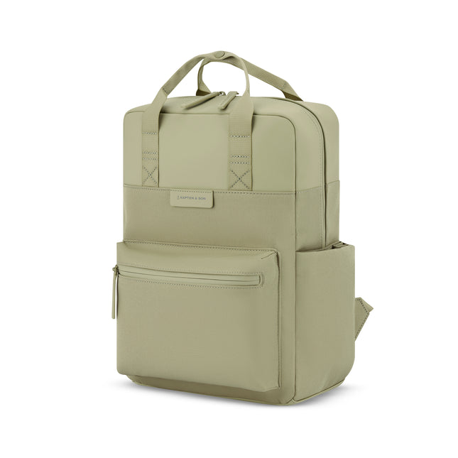 Kapten &amp; Son Backpack Bergen Pro Dusty Pistachio 15 Inch