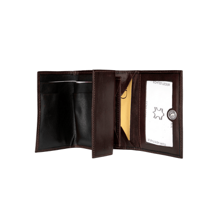 dR Amsterdam Cartera Over Slag para hombre con ventana de visualización RIFD