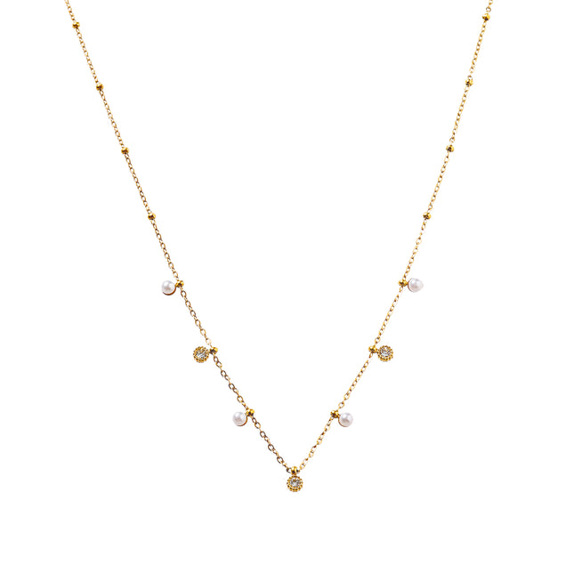 Day &amp; Eve by Go Dutch Label 3 Flowers Necklace