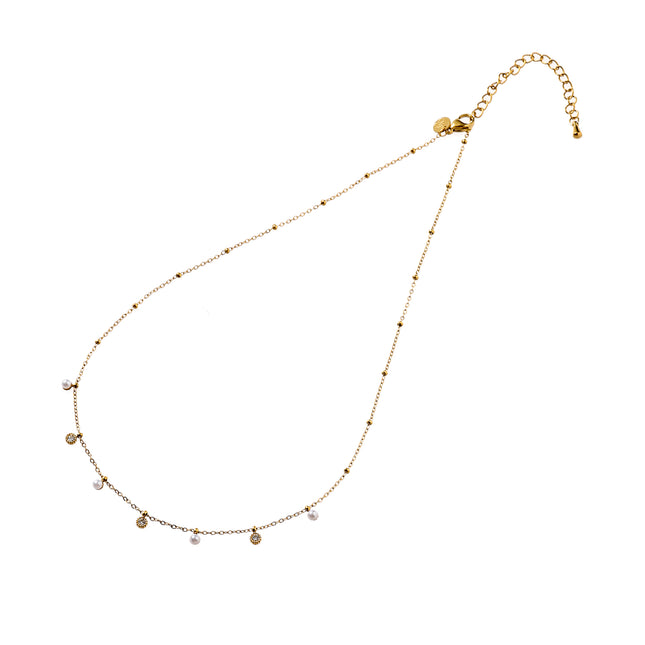 Day &amp; Eve by Go Dutch Label 3 Flowers Necklace