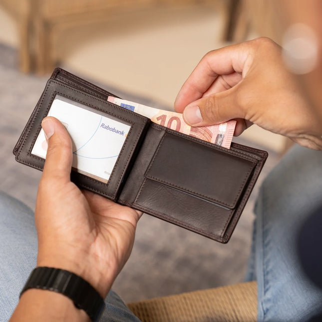 The Chesterfield Brand Cartera de cuero para hombre Ralph