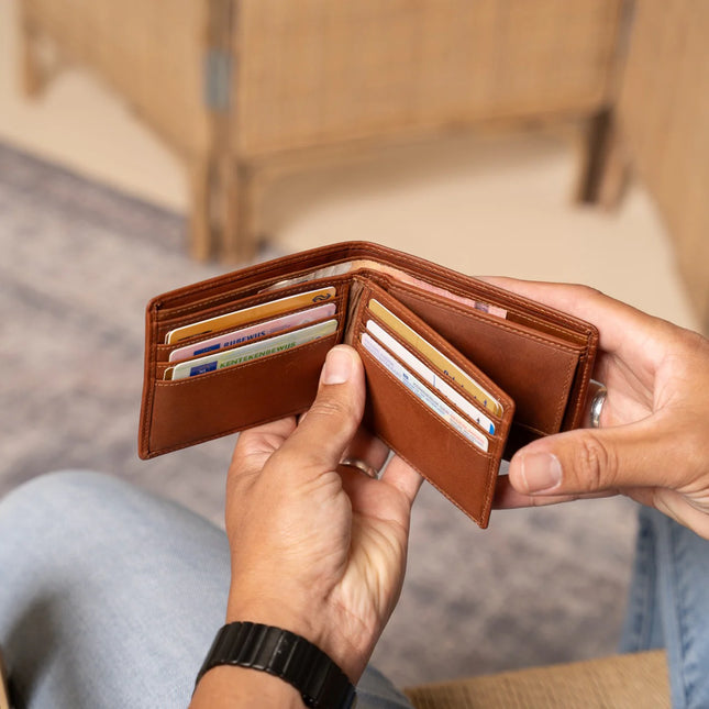 The Chesterfield Brand Cartera de cuero para hombre Ralph