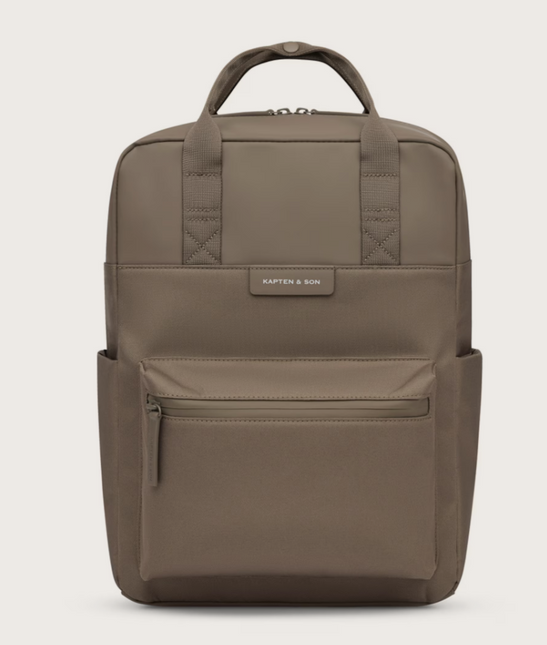 Kapten & Son Backpack Bergen Pro Greige 15 Inch