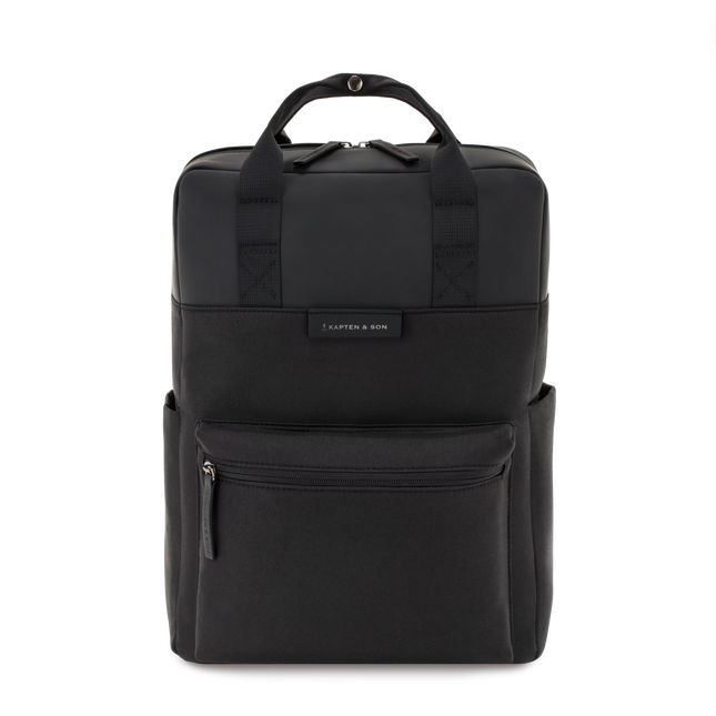 Kapten &amp; Son Backpack Bergen All Black 15 Inch