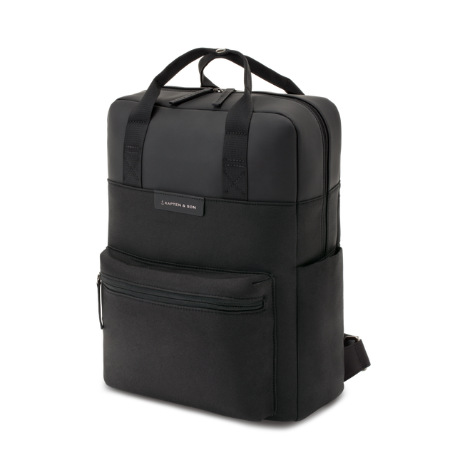 Kapten &amp; Son Backpack Bergen All Black 15 Inch
