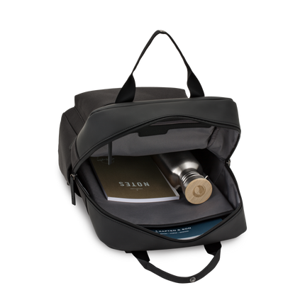 Kapten &amp; Son Backpack Bergen All Black 15 Inch