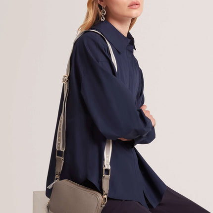 Ted Baker Linzie Webbing Leather Small Crossbody Camera Bag