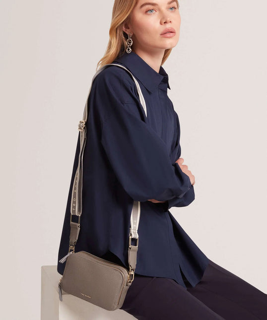 Ted Baker Linzie Webbing Leather Small Crossbody Camera Bag