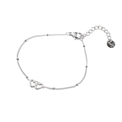 Day & Eve by Go Dutch Label 2 Small Hearts Bracelet