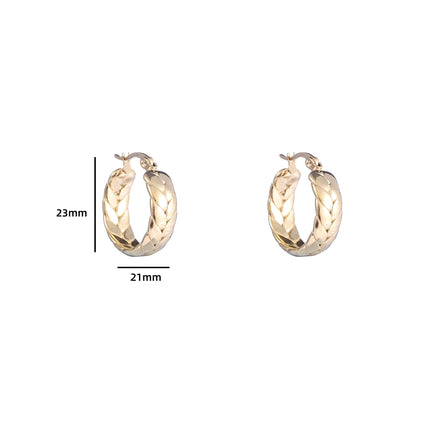 Day & Eve by Go Dutch Label Braided Hoops