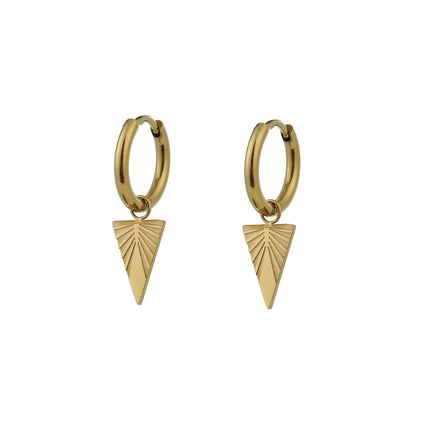 Day & Eve by Go Dutch Label Triangle Hoops