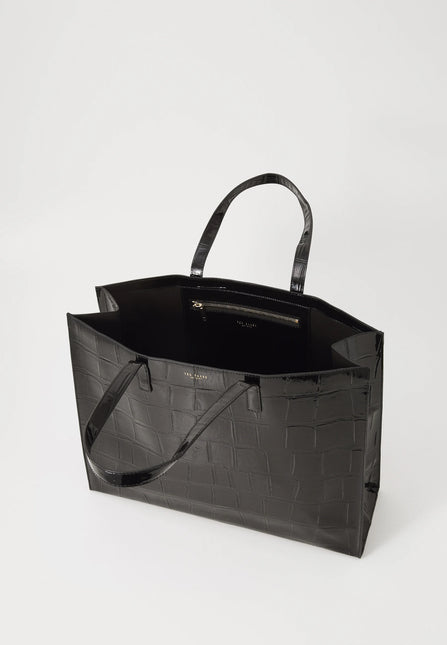 Ted Baker Shopper Vivvien Croc Effect Icon Bag