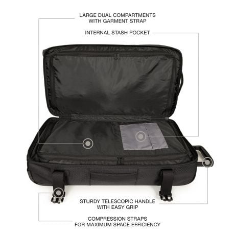 Eastpak Tranverz L Trolley Cnnct Coat Black