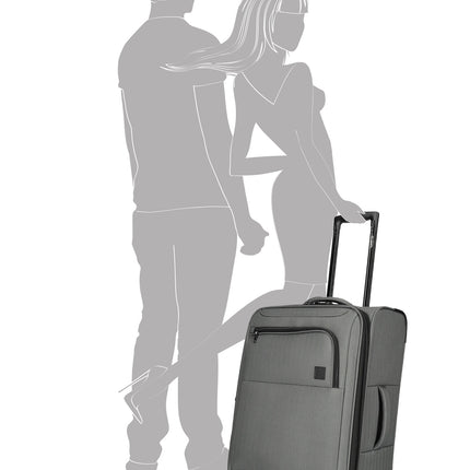 EB Zachte Koffer Expandable Softcase Groot