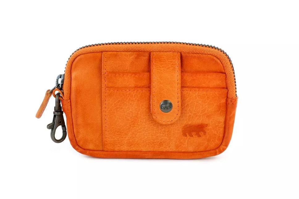 Bear Design Carrie Leather Key Case / Zipper Wallet CP 4110