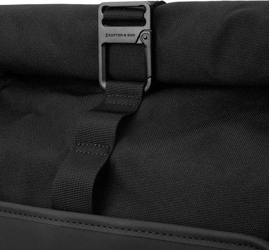 Kapten & Son Rugzak Lund Pro All Black 16 Inch