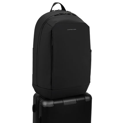 Kapten & Son Rugzak Oslo All Black 15 Inch