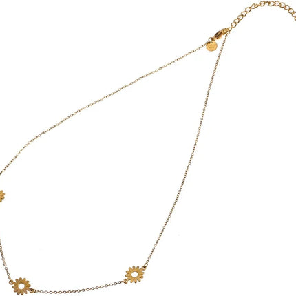 Day &amp; Eve by Go Dutch Label 3 Flowers Necklace