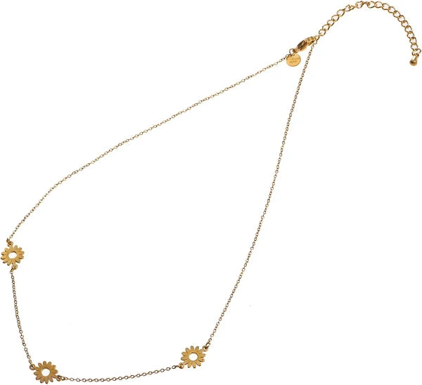 Day &amp; Eve by Go Dutch Label 3 Flowers Necklace