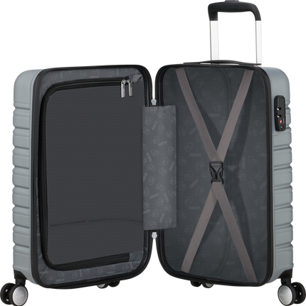 American Tourister Flashline Sky Silver Suitcase