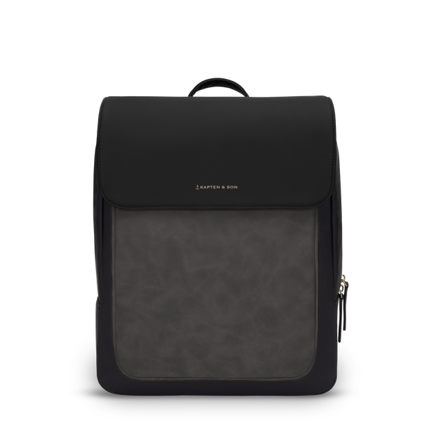 Kapten & Son Backpack Lund All Black 14 Inch
