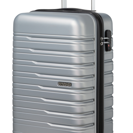 American Tourister Flashline Sky Silver Suitcase
